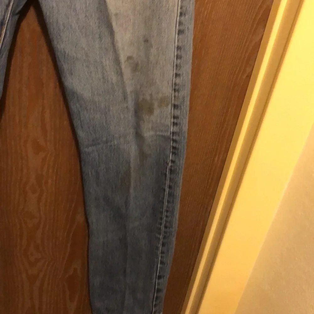 Levi's 501 Jeans Original Button Fly Medium Wash Cotton Straight Leg  34x36